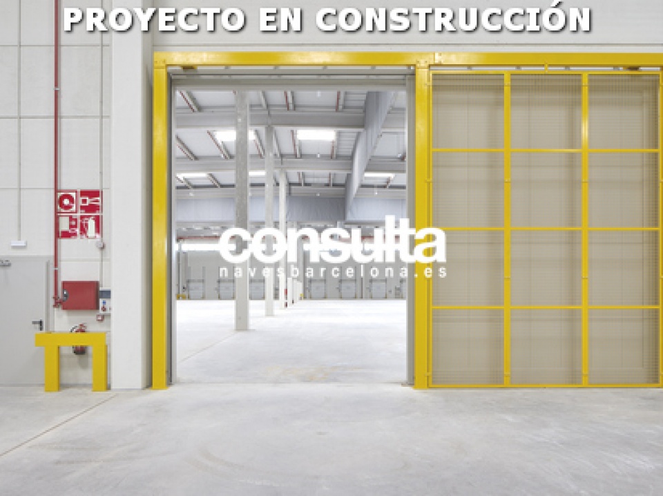 Proyecto logístico en construcción en Sabadell