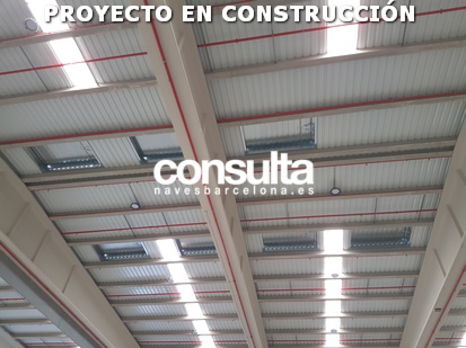 Proyecto logístico en construcción en Sabadell